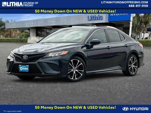 Galactic Aqua Mica 2018 Toyota Camry SE