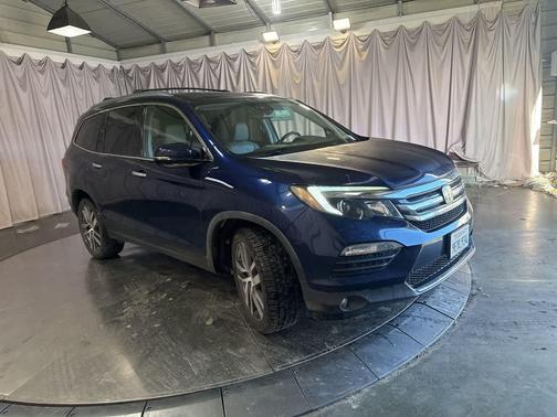 Obsidian Blue Pearl 2017 Honda Pilot Elite