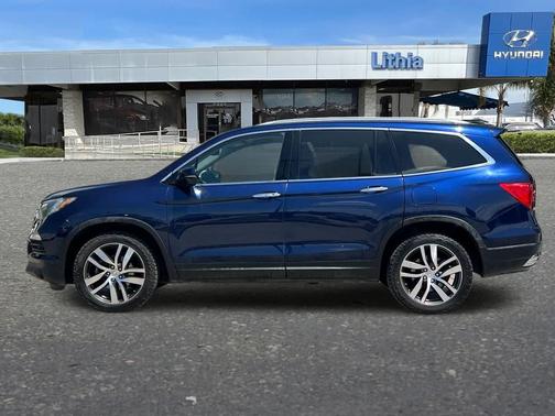 Obsidian Blue Pearl 2017 Honda Pilot Elite
