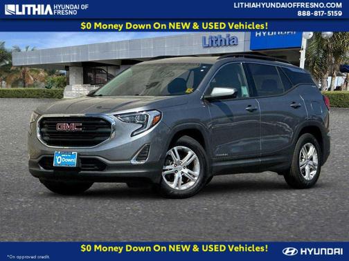 Satin Steel Metallic 2019 GMC Terrain SLE