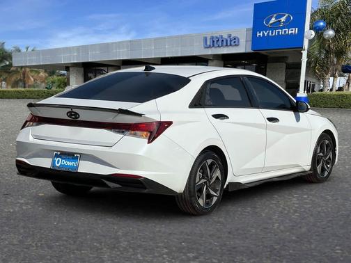 Quartz White 2023 Hyundai ELANTRA SEL