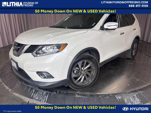 Pearl White 2016 Nissan Rogue SL