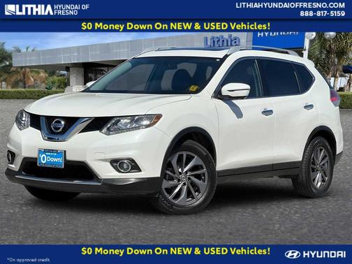Pearl White 2016 Nissan Rogue SL