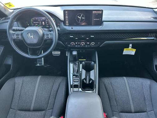 Platinum White Pearl 2025 Honda Accord Hybrid Sport