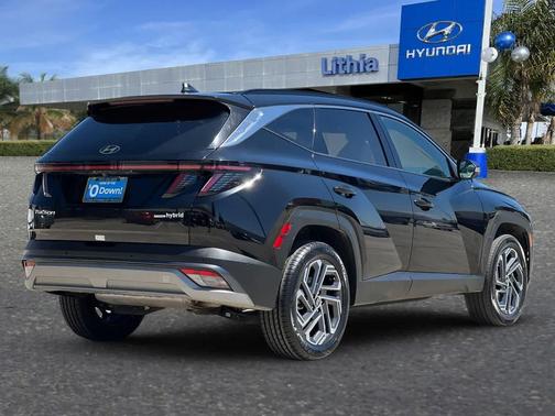 Ash Black 2025 Hyundai TUCSON Hybrid Limited