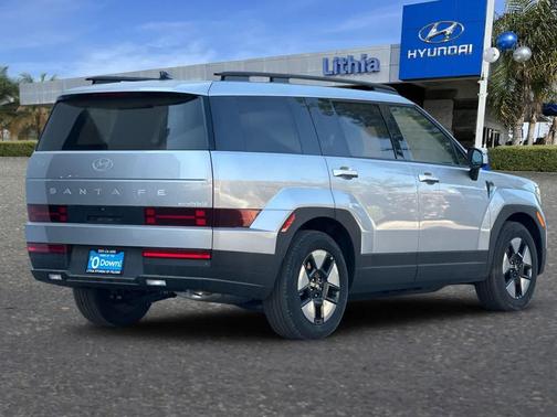 Shimmering Silver 2026 Hyundai SANTA FE HEV SEL AWD