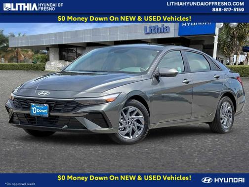 Amazon Gray 2026 Hyundai ELANTRA HEV Blue