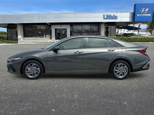 Amazon Gray 2026 Hyundai ELANTRA HEV Blue