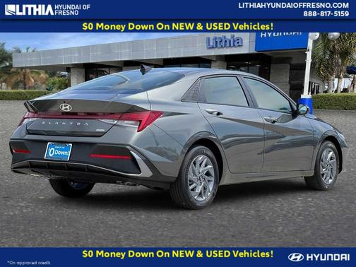 Amazon Gray 2026 Hyundai ELANTRA HEV Blue