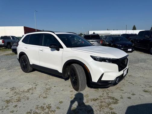 Platinum White Pearl 2026 Honda CR-V Hybrid Sport-L AWD