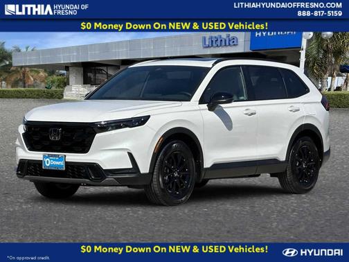 Platinum White Pearl 2026 Honda CR-V Hybrid Sport-L AWD