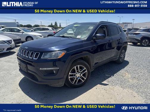 Jazz Blue Pearlcoat 2020 Jeep Compass Latitude