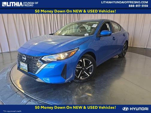 Electric Blue Metallic 2024 Nissan Sentra SV