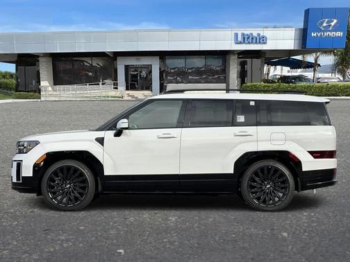 Serenity White 2026 Hyundai SANTA FE Calligraphy