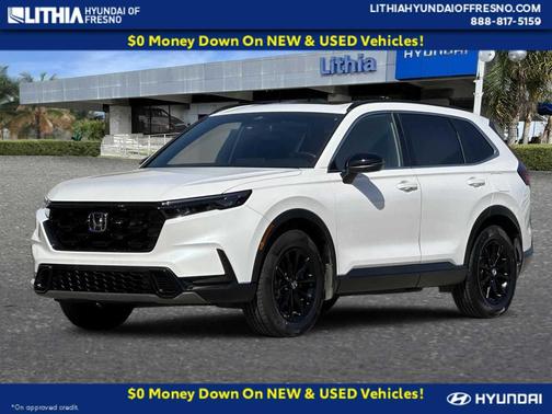 Platinum White Pearl 2024 Honda CR-V Hybrid Sport AWD