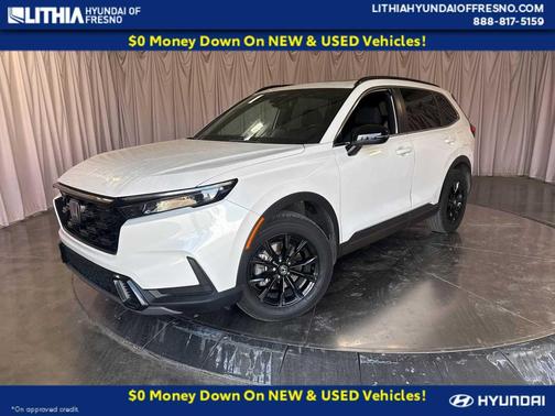 Platinum White Pearl 2024 Honda CR-V Hybrid Sport AWD