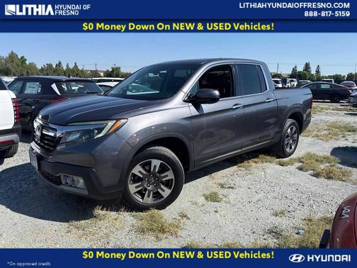 Gray 2017 Honda Ridgeline RTL-E