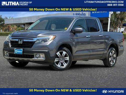 Gray 2017 Honda Ridgeline RTL-E