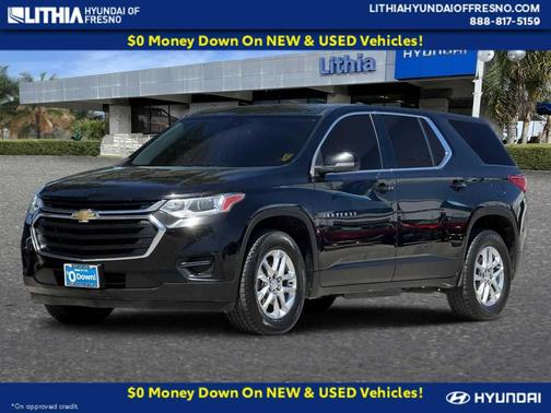 Mosaic Black Metallic 2021 Chevrolet Traverse LS