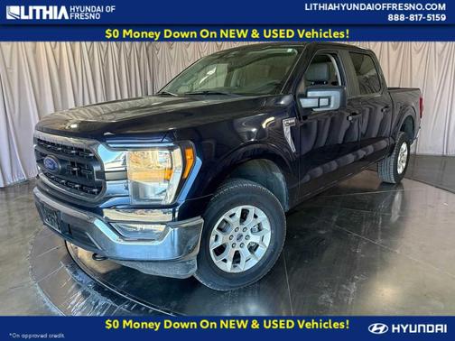 Antimatter Blue Metallic 2023 Ford F-150 XLT