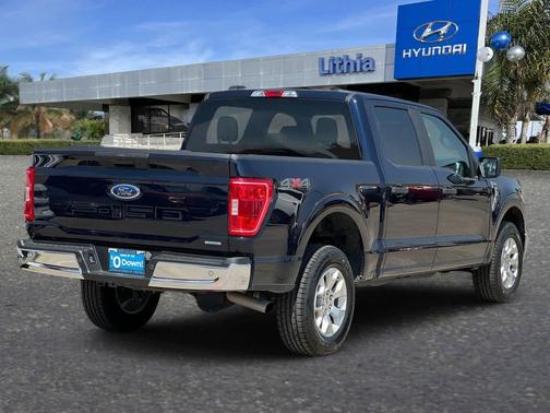 Antimatter Blue Metallic 2023 Ford F-150 XLT