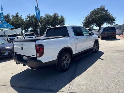 Platinum White Pearl 2023 Honda Ridgeline RTL-E