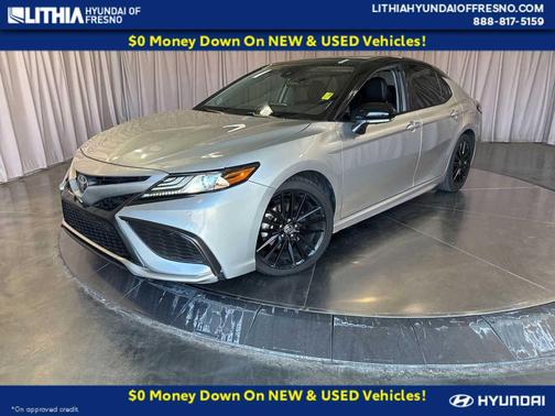 Celestial Silver/Midnight Black Metallic 2021 Toyota Camry XSE