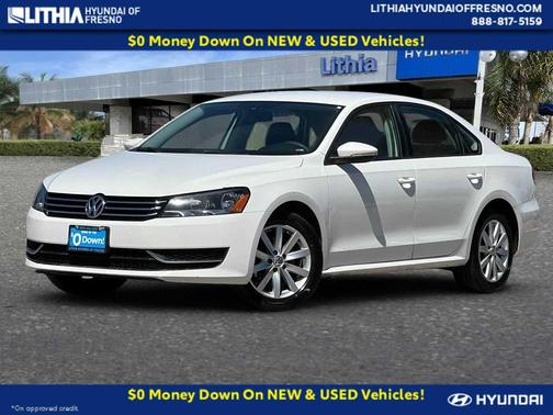 Candy White 2012 Volkswagen Passat 2.5 S