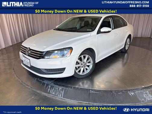 Candy White 2012 Volkswagen Passat 2.5 S