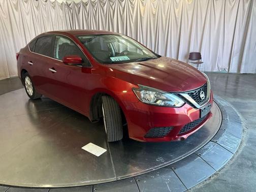 Scarlet Ember 2018 Nissan Sentra SV