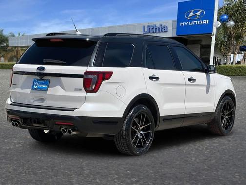 WHITE PLATINUM MET TRI-COAT 2018 Ford Explorer Sport
