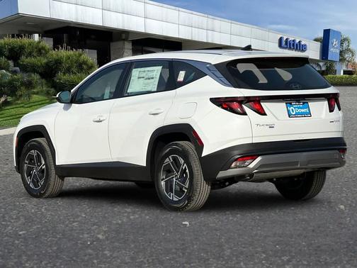 Creamy White Pearl 2026 Hyundai TUCSON Hybrid Blue SE