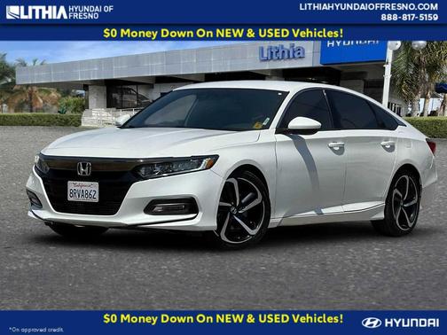 Platinum White Pearl 2020 Honda Accord Sport 1.5T