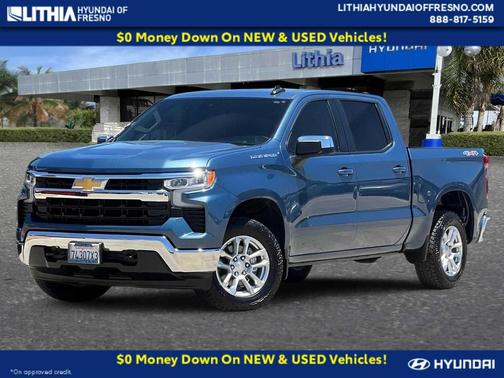 Lakeshore Blue Metallic 2024 Chevrolet Silverado 1500 LT