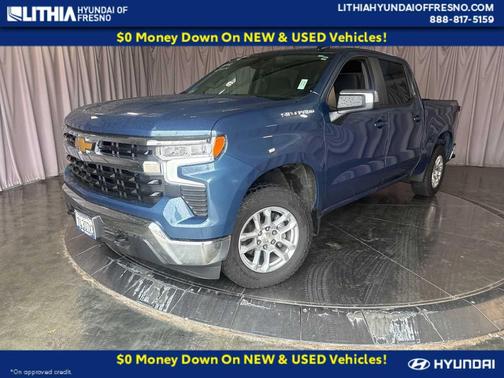 Lakeshore Blue Metallic 2024 Chevrolet Silverado 1500 LT