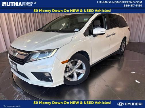 White Diamond Pearl 2018 Honda Odyssey EX