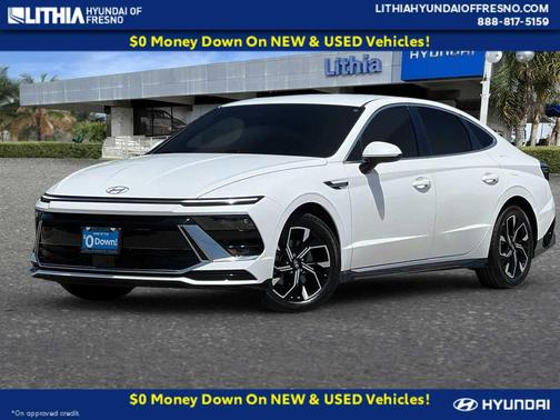Serenity White 2024 Hyundai SONATA SEL