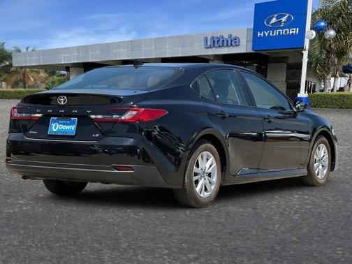 Midnight Black Metallic 2025 Toyota Camry LE