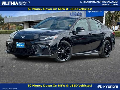 Midnight Black Metallic 2026 Toyota Camry SE