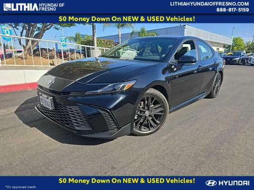 Midnight Black Metallic 2026 Toyota Camry SE