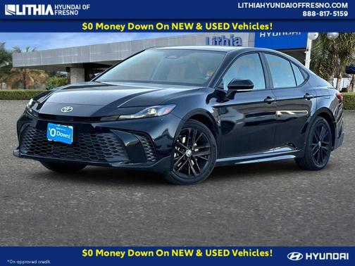 Midnight Black Metallic 2026 Toyota Camry SE