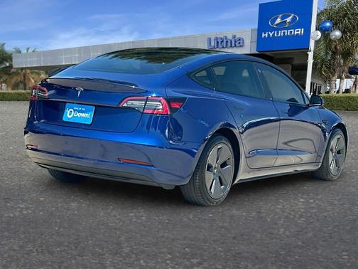 Blue 2022 Tesla Model 3 Standard Range