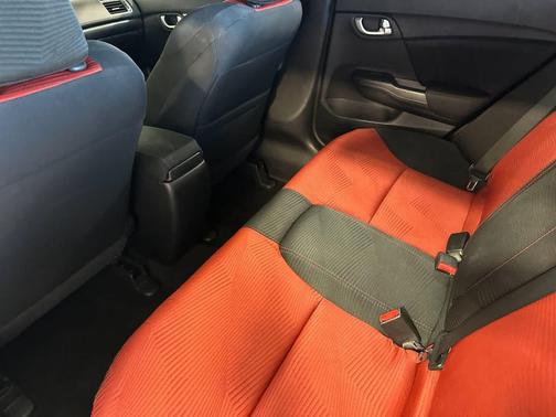 White 2015 Honda Civic 4dr Man