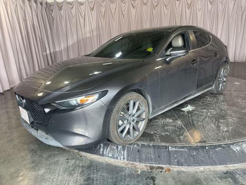 Machine Gray Metallic 2023 Mazda Mazda3 FWD w/Preferred Package