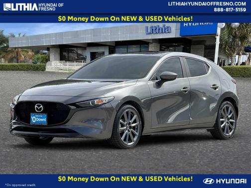 Machine Gray Metallic 2023 Mazda Mazda3 FWD w/Preferred Package