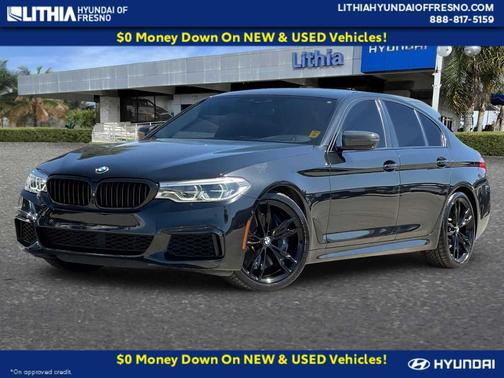 Black Sapphire Metallic 2019 BMW M550 i Xdrive
