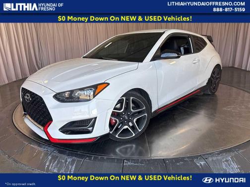 Lunar White 2021 Hyundai Veloster N N