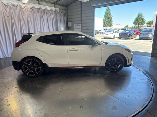 Lunar White 2021 Hyundai Veloster N N