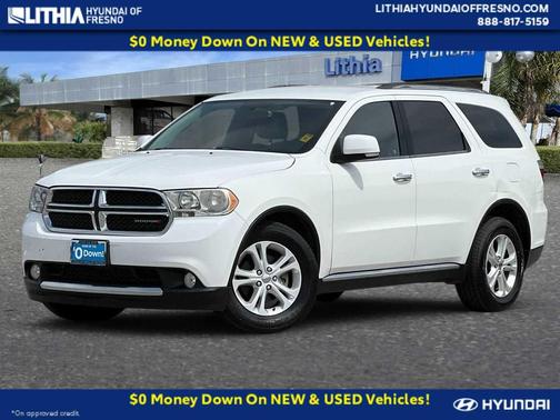 Bright White Clearcoat 2013 Dodge Durango Crew