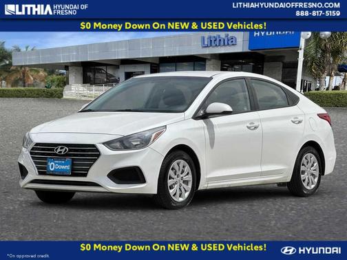 Frost White Pearl 2019 Hyundai Accent SE